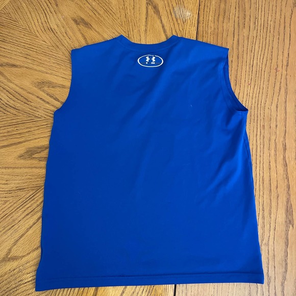 Under Armour Boys’ Tank Top Heatgear Youth Sz M Pre-owned - Picture 4 of 5